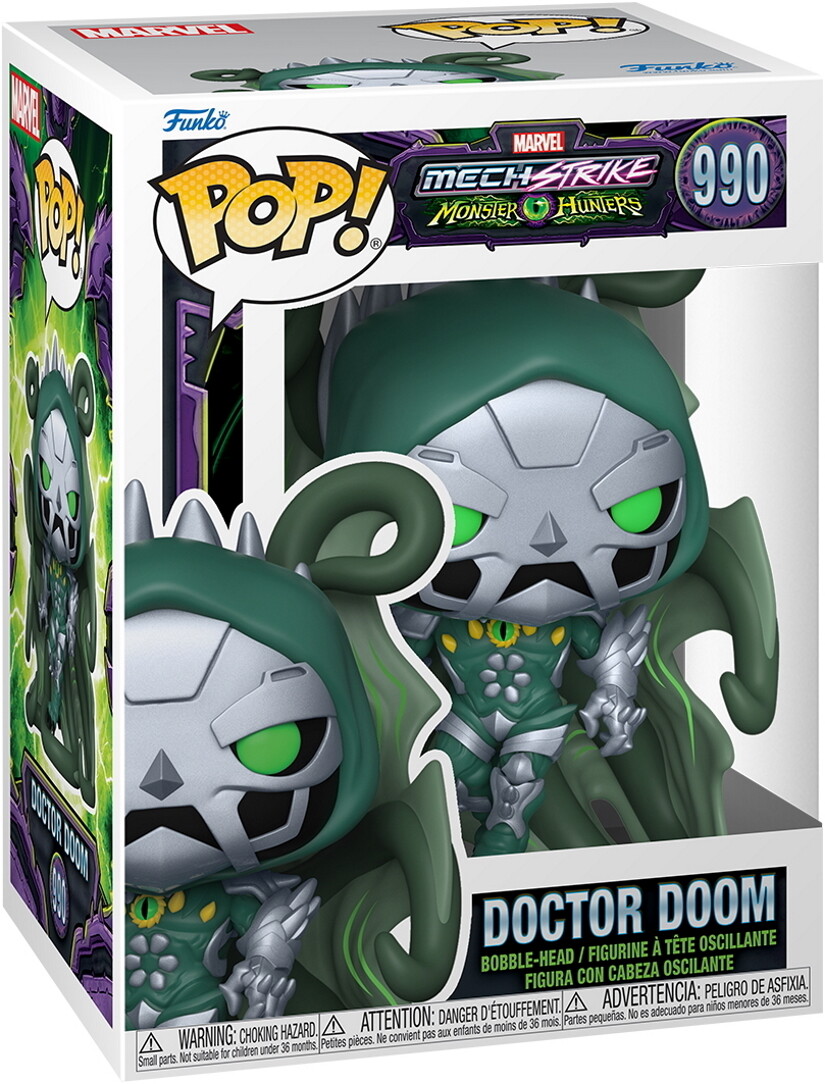 Marvel Mech Strike - Doctor Doom 990 - Funko Pop! - Vinyl Figur | eBay