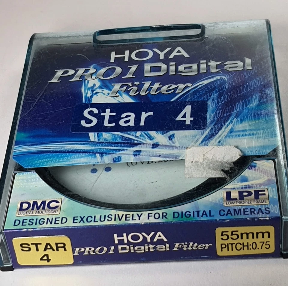 Hoya 55mm Pro1 DMC LPF Star4 Glass Lens Filter 55 mm Japan Star 4 Multi Coated - Image 2 of 4
