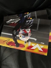 Max  Verstappen signed personal shop autograph card 2024! RARE Proof