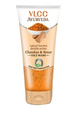 VLCC Ayurveda Natural Fairness Double Action Chandan & Kesar Face wash 100 ml Pa
