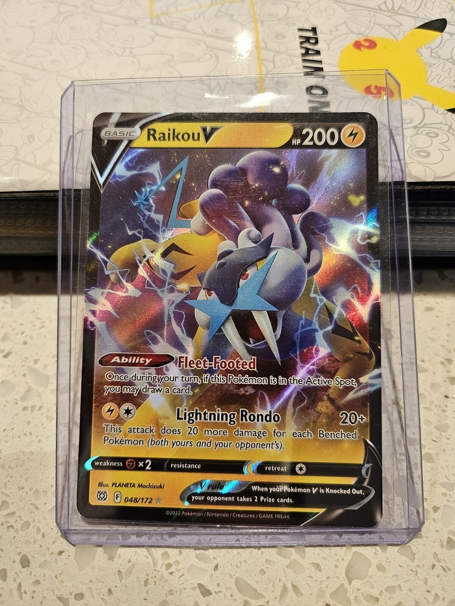 Pokemon Card Game TCG Brilliant Stars Raikou V 48/172 NM