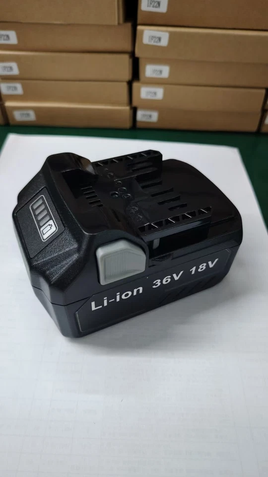 Batería de iones de litio multivoltio 36V/18V 5,0Ah para Metabo HPT BSL36A18 372121M BSL36B18 Foto 2 de 4