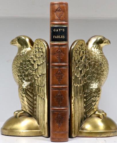 RARE 1733 GAY'S FABLES PHILOSOPHY MYTHOLOGY ILLUSTRATED WITH COPPER PLATES