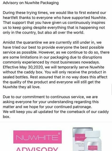 NUWHITE S-Acetyl Whitening Glutathione 500mg (30 capsules)  - Image 3 of 4