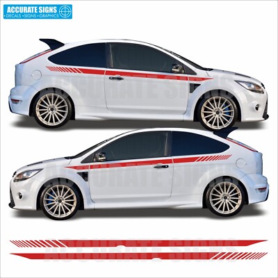 Ford Focus RALLY 005 Mud Splatter Grunge Racing Decals Stickers