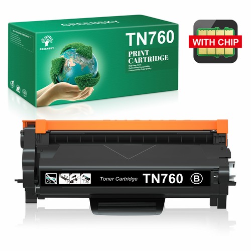 TN760 Toner and DR730 Drum Compatible for Brother MFC-L2710DW HL-L2370DW Lot - Picture 7 of 16