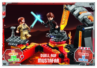 LEGO Star Wars Serie 3 Trading Card Nr. 163 - Duell auf Mustafar - Set  Karte | eBay