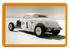 Dealer Dave Postcards SO CAL SPEED SHOP 'DOUBLE THREAT' 1934 COUPE,  FLATS (394)