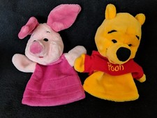 Winnie the Pooh and Piglet Hand Puppets Plush