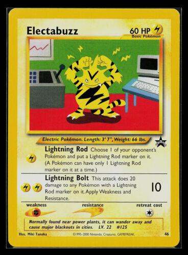 Pokemon Card - Electabuzz WOTC Black Star Promo #46