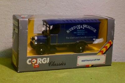 Camion Corgi Classics Thornycroft 1929 1/43 Rouge - Édition Stepney Tyres - Occasion Comme Neuf