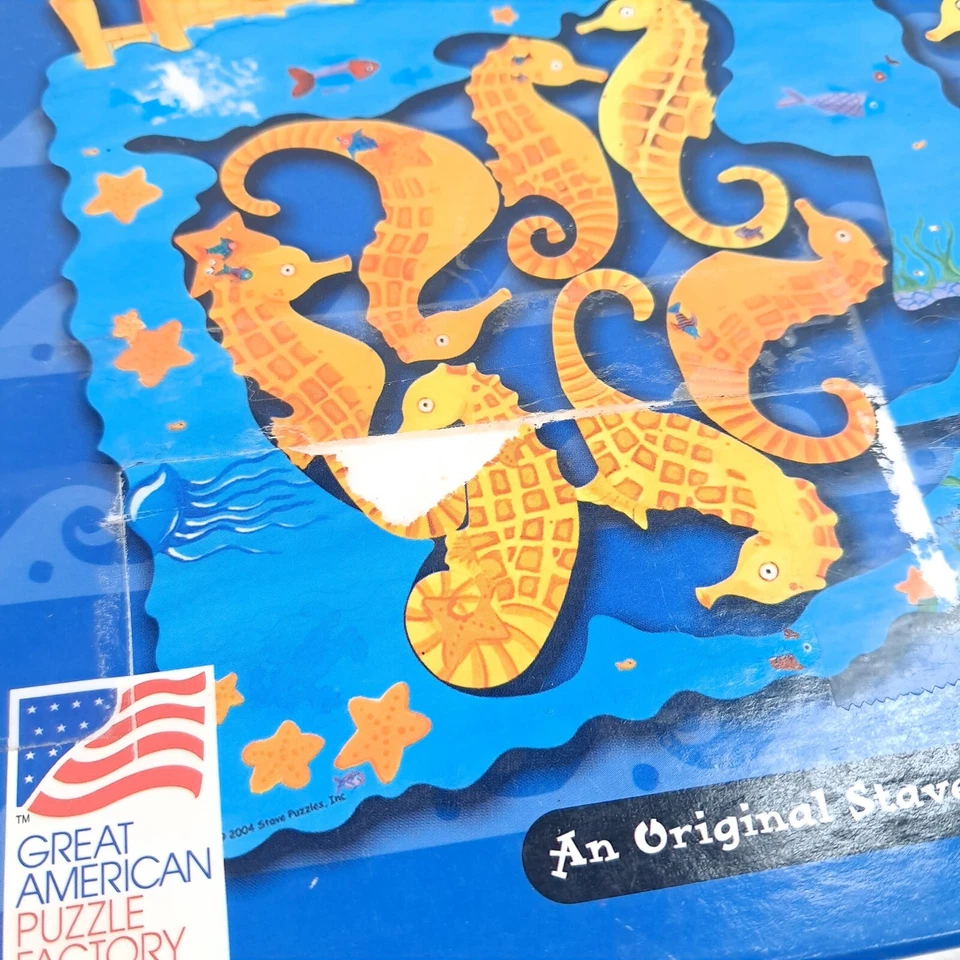 Stave Design Great American Puzzle Factory Seahorse Shanty A Trick Puzzle - Image 2 of 4