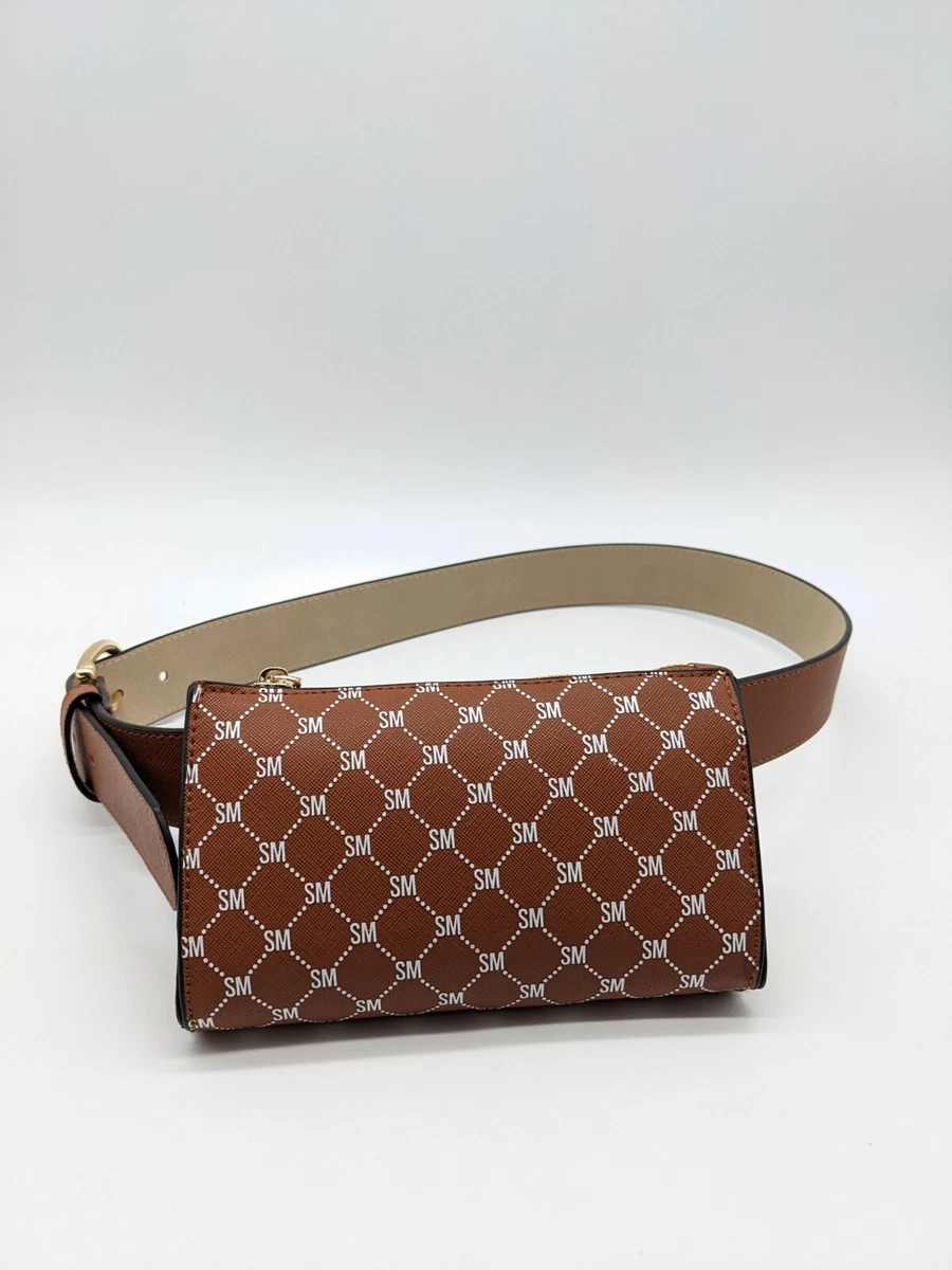 faux louis v belt bag