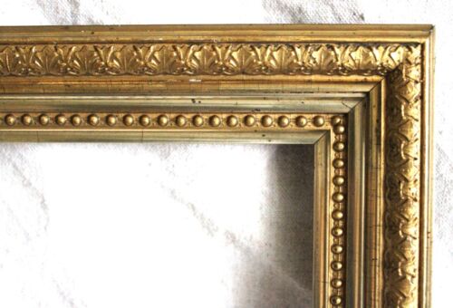 ANTIQUE FITS 8 X 10" PICTURE FRAME GOLD GILT AESTHETIC WOOD VICTORIAN FINE ART - Picture 3 of 20
