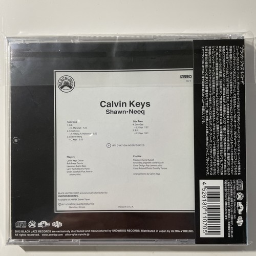 CALVIN KEYS SHAWN NEEQ BLACK JAZZ RECORDS JAPAN CD - Imagen 2 de 2