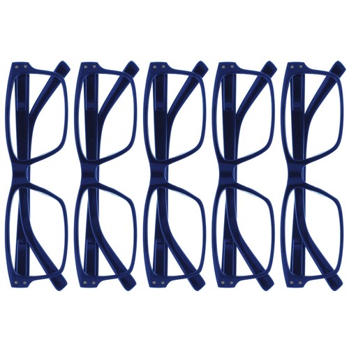 Reading Glasses 5 Packs Mens Womens Spring Hinges UV Reader +1.00 +1.25 +1.75 - Picture 6 of 14