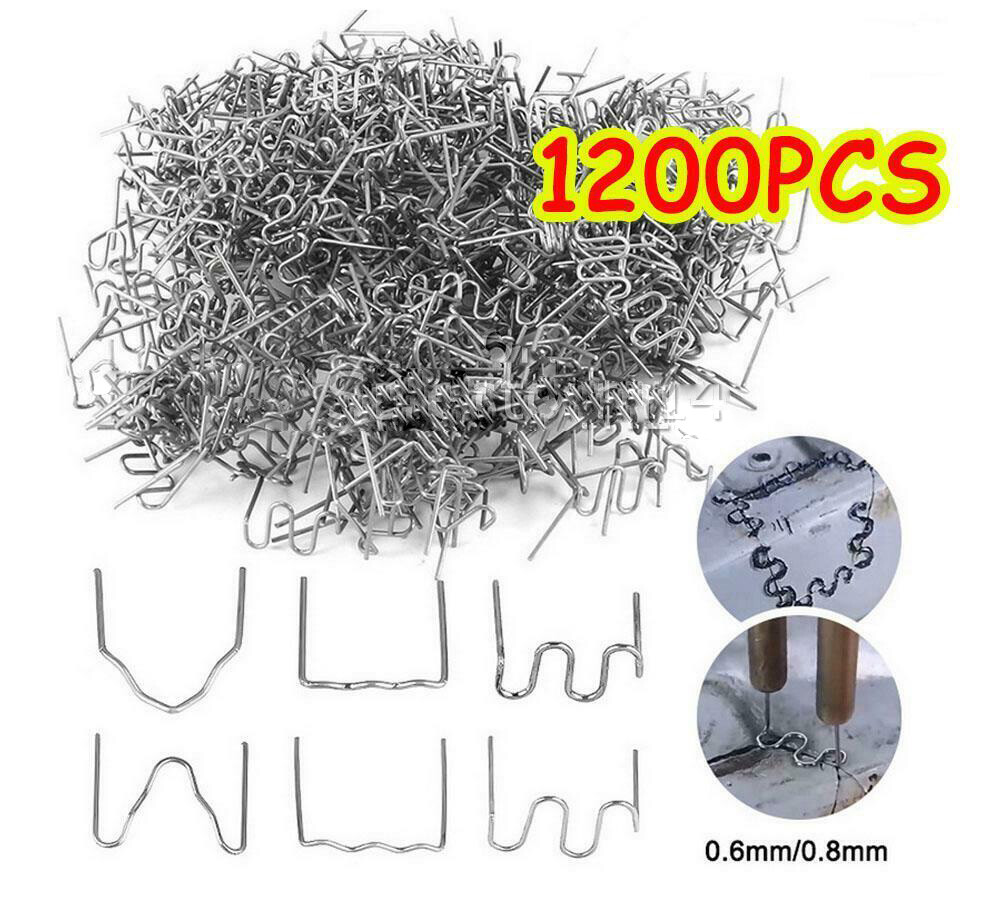 1200pcs Hot Stapler Staples Repair Tools Kit For Plastic Welder Car Bumper NEW-image