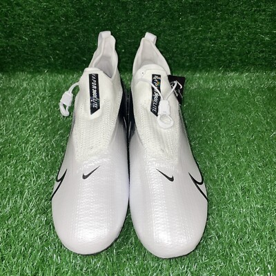 Nike Vapor Edge Elite 360 Flyknit Football Cleats White Nike Vapor Edge Elite 360 Flyknit Football Cleats White