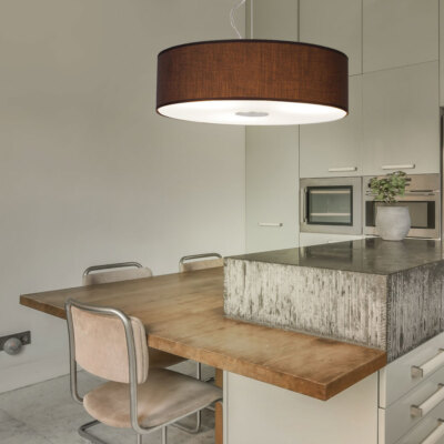 Lindby Lampada a sospensione dimmerabile (Moderno) colore Marrone, in Metallo ad es. Cucina lampada da soffitto plafoniera illuminazione