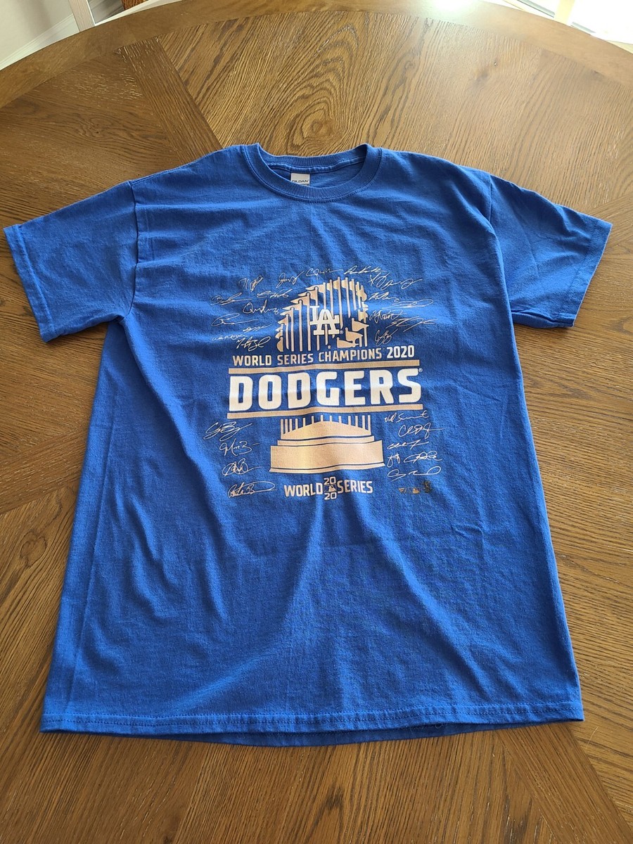 ■New Era■ MLB LA Dodgers World Series Champions T-Shirt Wh 2020 Los Angeles Dodgers World Series Champions T-Shirt
