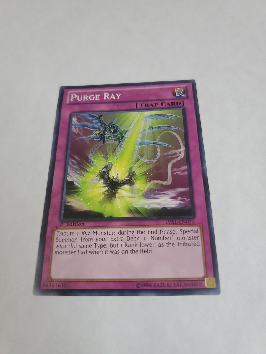Yu-Gi-Oh! Karte „Purge Ray“ – Fallenkarte, 1. Edition, Aus Legacy Of The Valiant