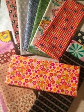 Lot Of 10 Cotton Eighth Yard Cuts 9  X 21  