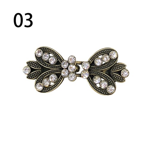 Lady Women Cardigan Clip Clasp Brooch Fastener Buckle Shawl Sweater Pins Jewelry - Picture 15 of 24