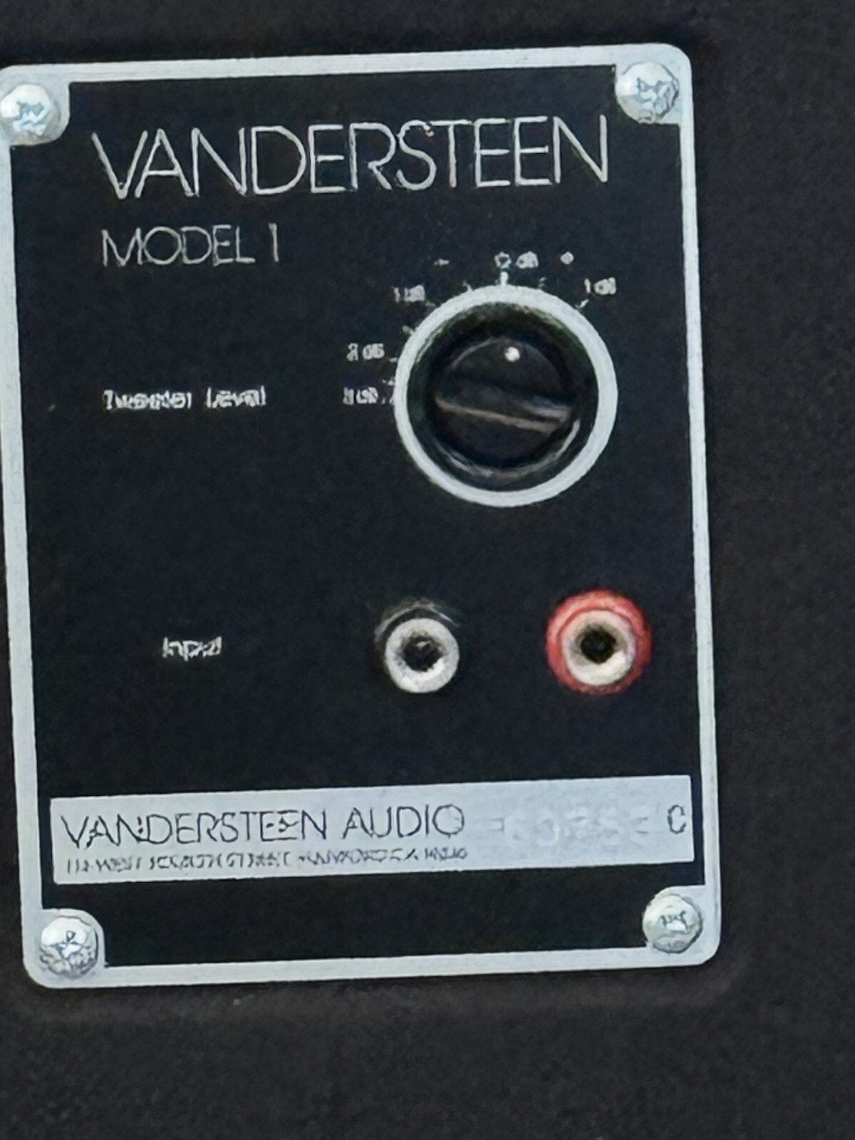 Vandersteen Model 1 Tower Speakers eBay