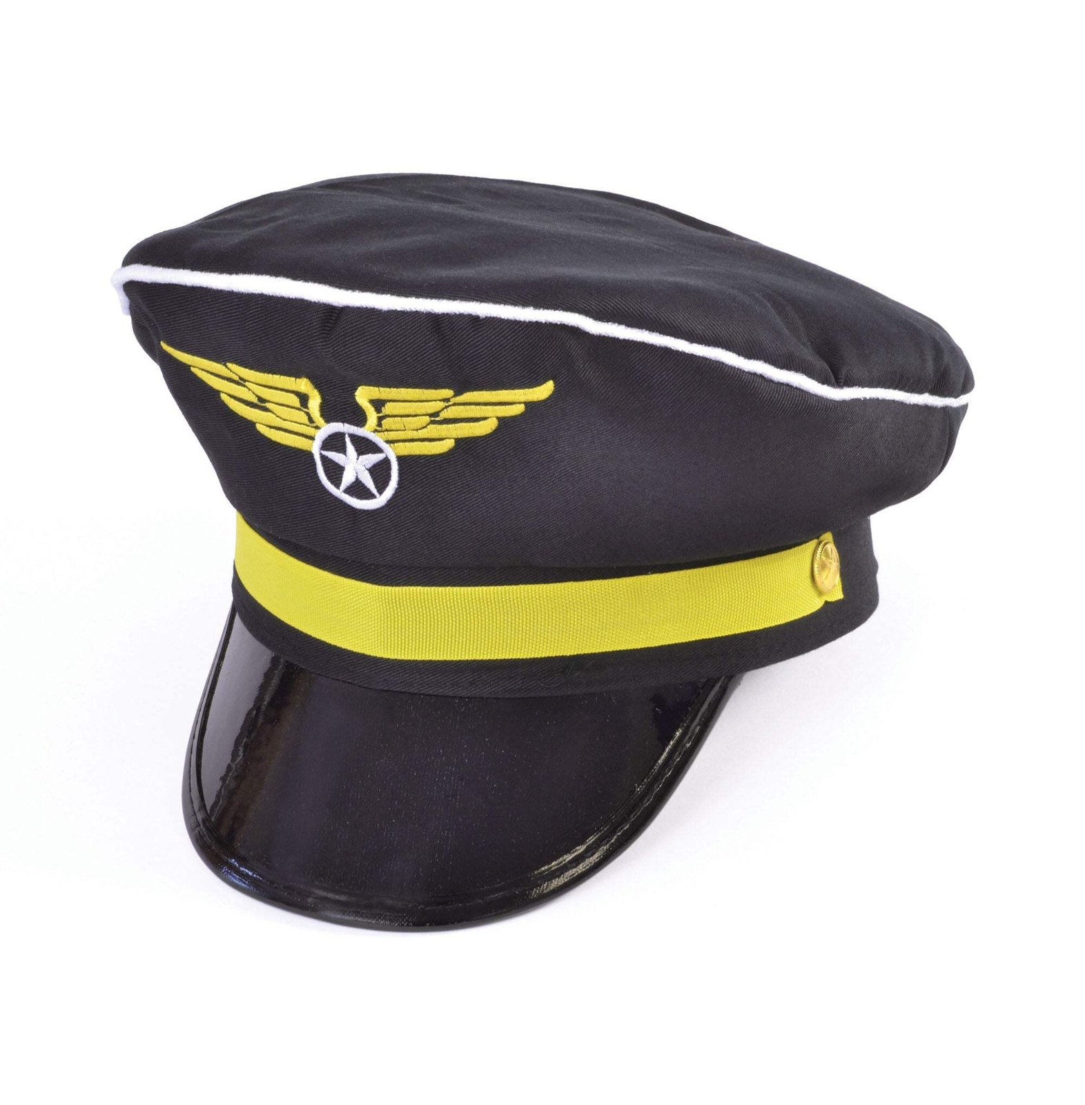 Pilot Hat Peaked Cap Gold Wings