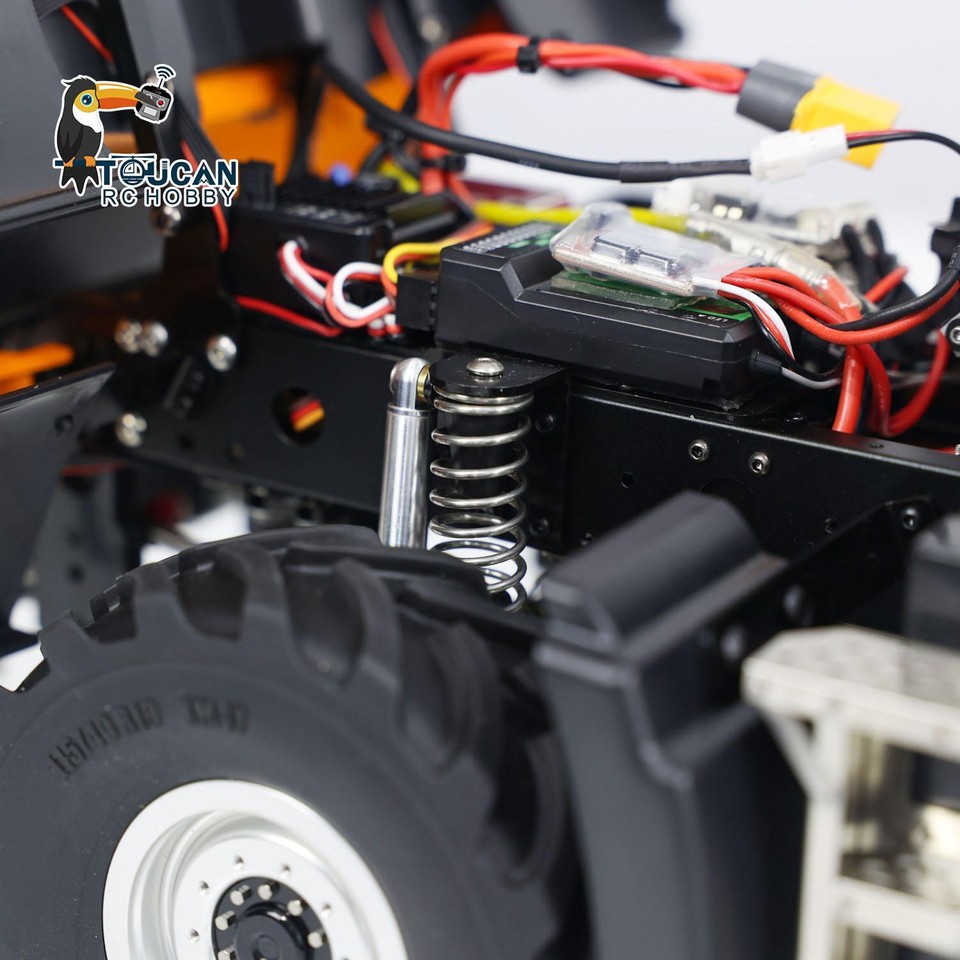 TOUCAN RC 1/10 Geländewagen U423 Mit Seilwinde - 4x4 Rock Crawler, Ferngesteuert, CNC-Metallteile