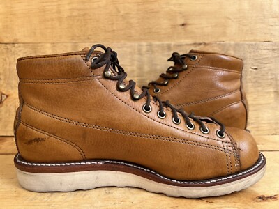 Chippewa 1901M35 Bridgeman Roofer Monkey Boots Brown Sz 7 EE Made