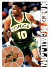1995-1996 Panini NBA Basketball Figure # 266 Nate McMillan