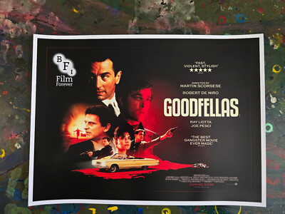 Goodfellas Movie Poster 11x15 Joe Pesci Paul Sorvino Mobsters 1990