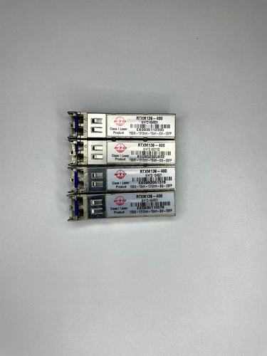 (Lot of 4) WTD RTXM139-400 Transceiver Whtd 004201 508 6/12ft-15km-1310nm - Picture 3 of 3
