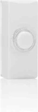 Byron Wired Doorbell Push Button Illuminated/Lit Door Bell - White 7730