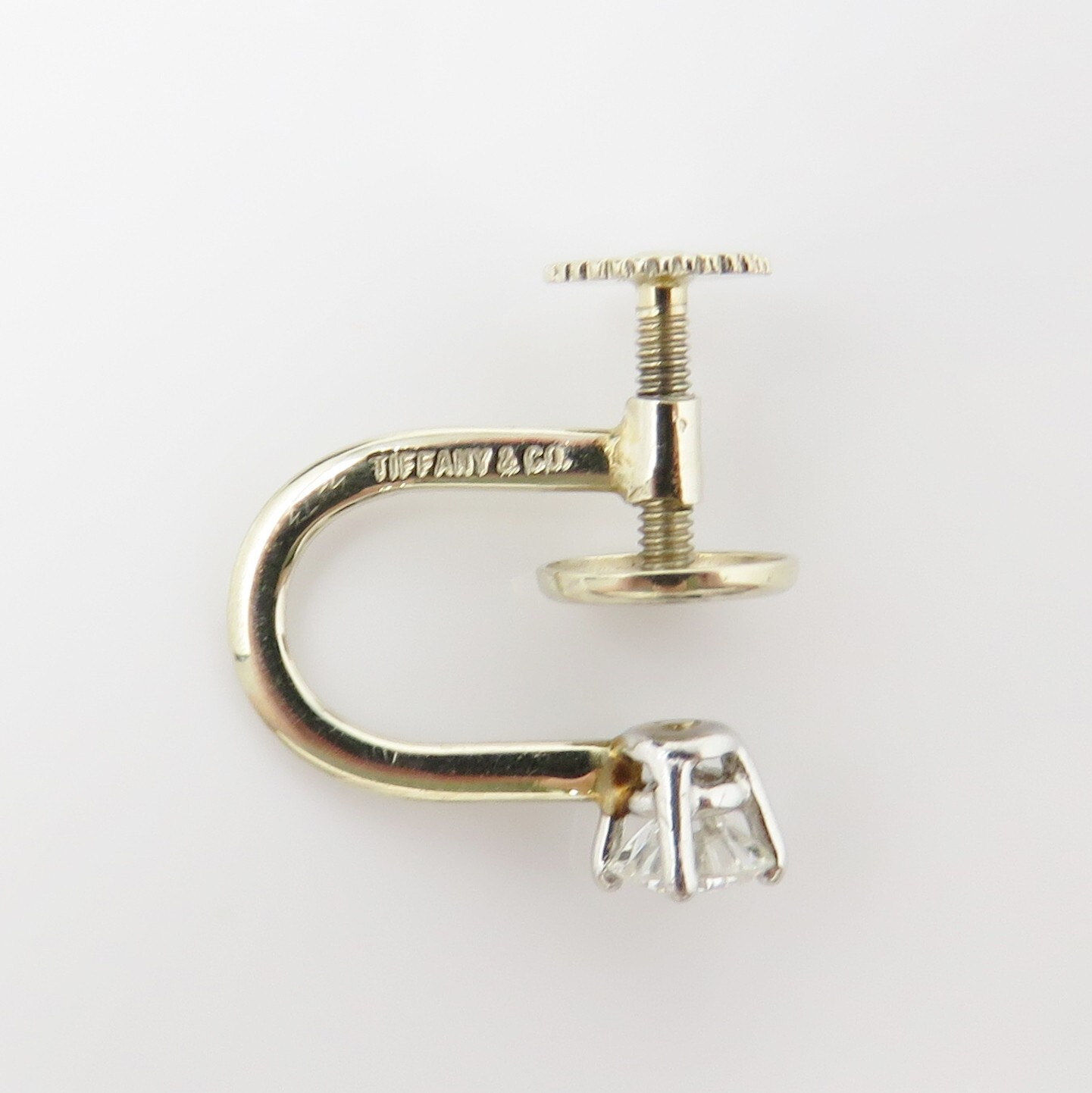 NYJEWEL Tiffany & Co. 14k Gold 0.7ct Diamond Scre… - image 4
