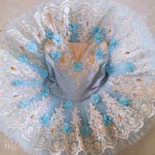 Adult Kid Classic Professional Ballet Party Dance Costumes Ballet Dress Sky Blue