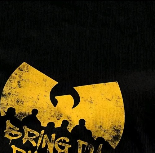 Wu Tang Clan Bring The Ruckus Rap Hip Hop 100% Black Cotton T-shirt Free Post - Picture 4 of 7