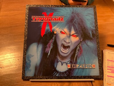 TIGERTAILZ - BEZERK LP 1990 FIRST UK PRESS MINT/MINT MFN 96 GLAM HARD ROCK
