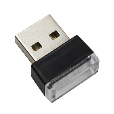 Mini flexibel USB LED Lampe Auto Atmosphäre Beleuchtungskörper bunt 1pcs Blinker