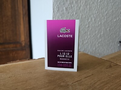 Lacoste Eau De Lacoste L.12.12 pour Elle Magnetic, Inhalt 1,5ml Neu
