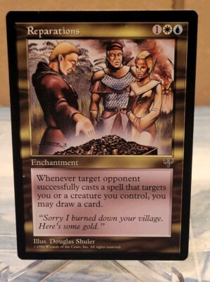 reparations mtg card you may draw a card. Reparations [Mirage] - Mirage |