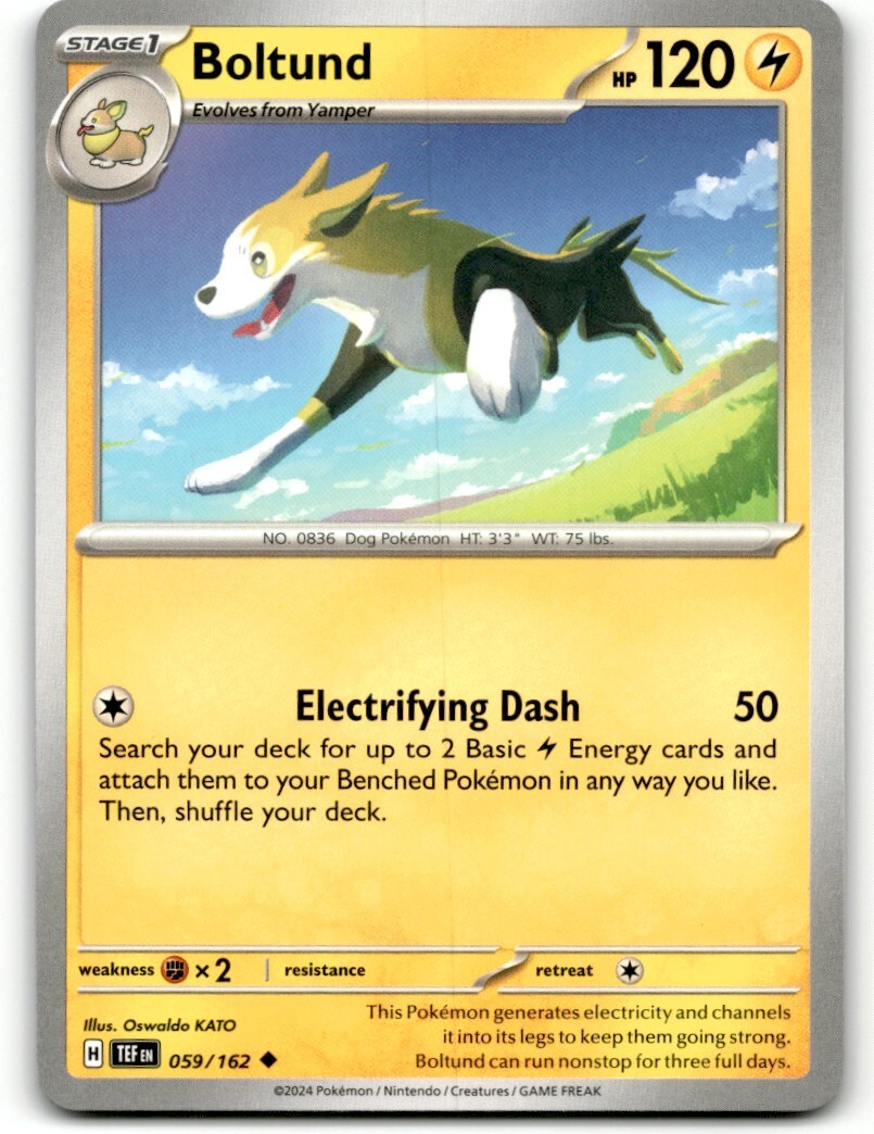 Pokemon Trading Card TCG Boltund #59