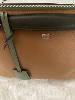 Fendi By The Way Medium Leather Shoulder Bag Women's Tri