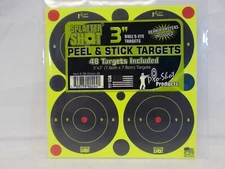 Pro-Shot 3" SplatterShot Green Bullseyes Peel & Stick Targets 48 Count 3BGREEN48