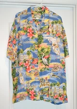 Vintage 3X Men's Florida shirt, Hawaiian style retro Disney World