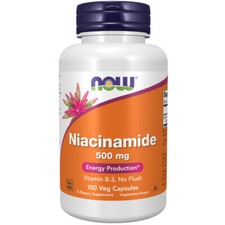 Niacinamide 500 mg 100 Caps By Now Foods