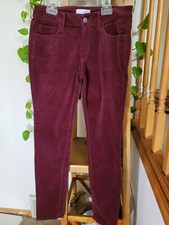 Loft women's mini corduroy pants curvy skinny size 6/28