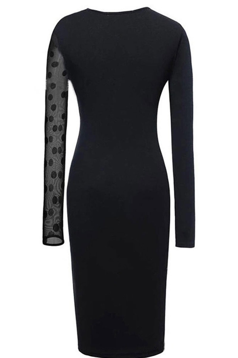 Women Slim Transparent Long Sleeve High Neck Bodycon Dress | eBay Women Slim Transparent Long Sleeve High Neck Bodycon Dress | eBay