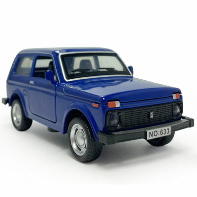 1:32 VAZ Lada Niva Model Car Diecast Metal Toy Cars Boys Toys Kids Gifts Blue